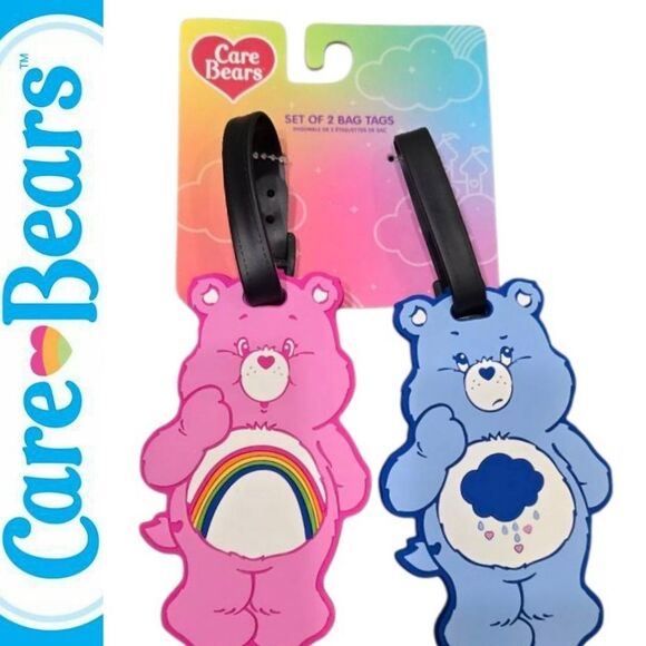 Care Bears 2-PC Bag Tags - Picture 1 of 7